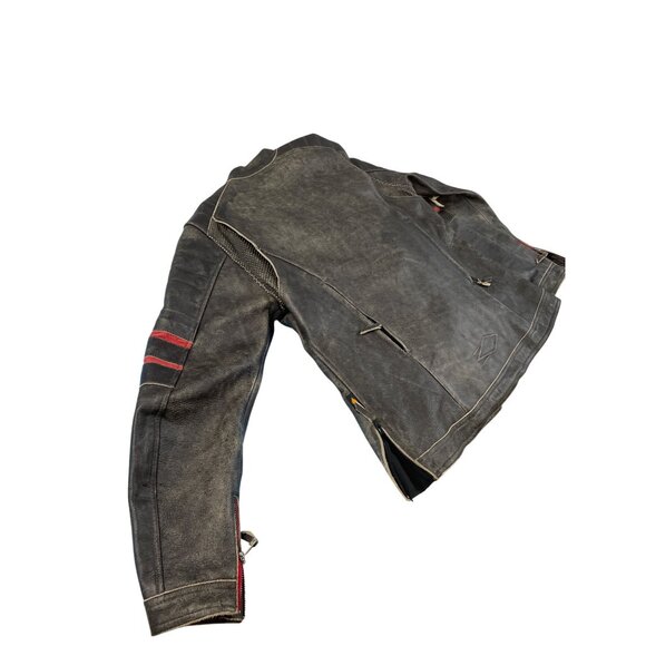 Power Trip Womens Brown Leather Motorcycle casual Jacket SKU 9247 - Picture 16 of 16